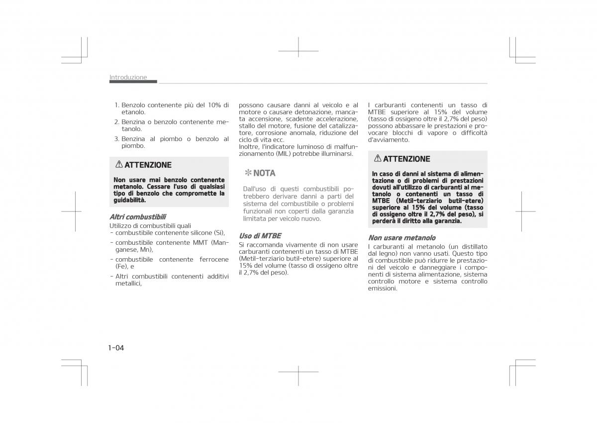 Kia Optima IV 4 manuale del proprietario / page 8