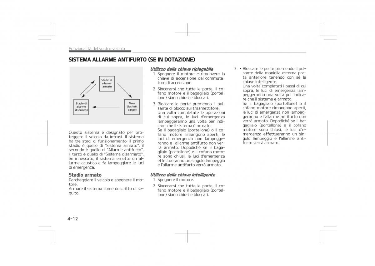 kia optima iv 4 manuale del proprietario / page 106