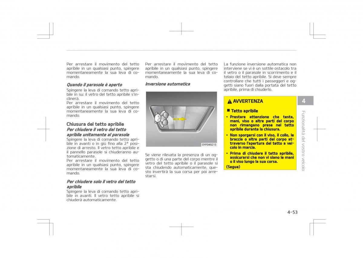 kia optima iv 4 manuale del proprietario / page 147