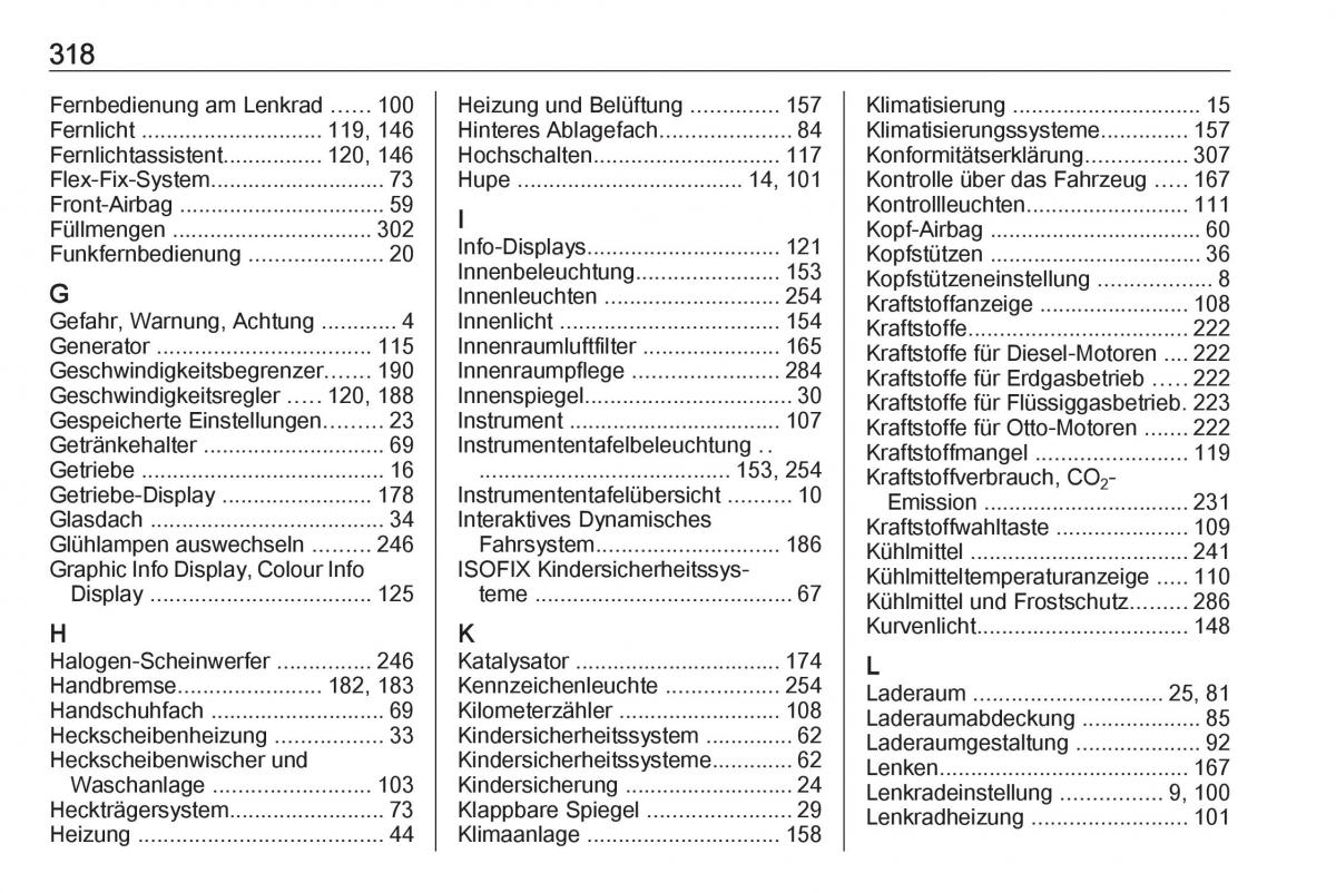 manual  Opel Zafira C Tourer Handbuch / page 320