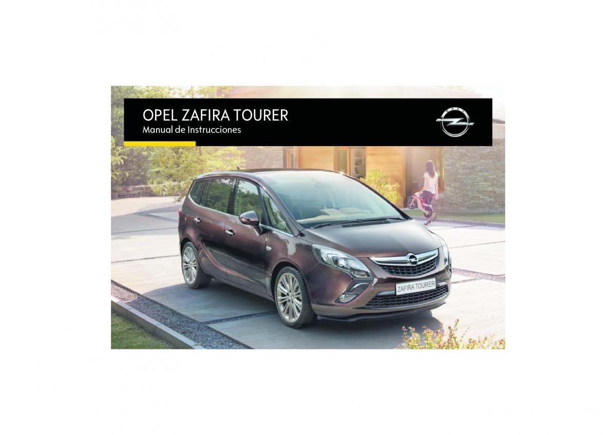 Opel Zafira C Tourer manual del propietario / page 1