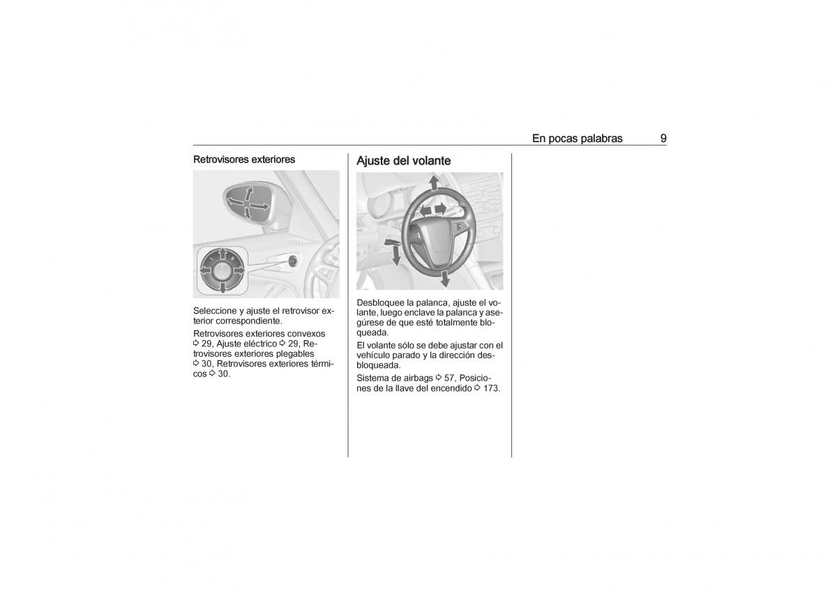 Opel Zafira C Tourer manual del propietario / page 11