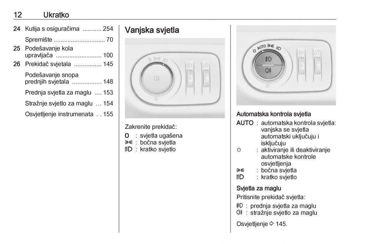 manual  Opel Zafira C Tourer vlasnicko uputstvo / page 14