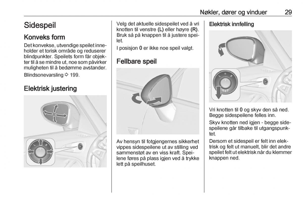 Opel Zafira C Tourer bruksanvisningen / page 31