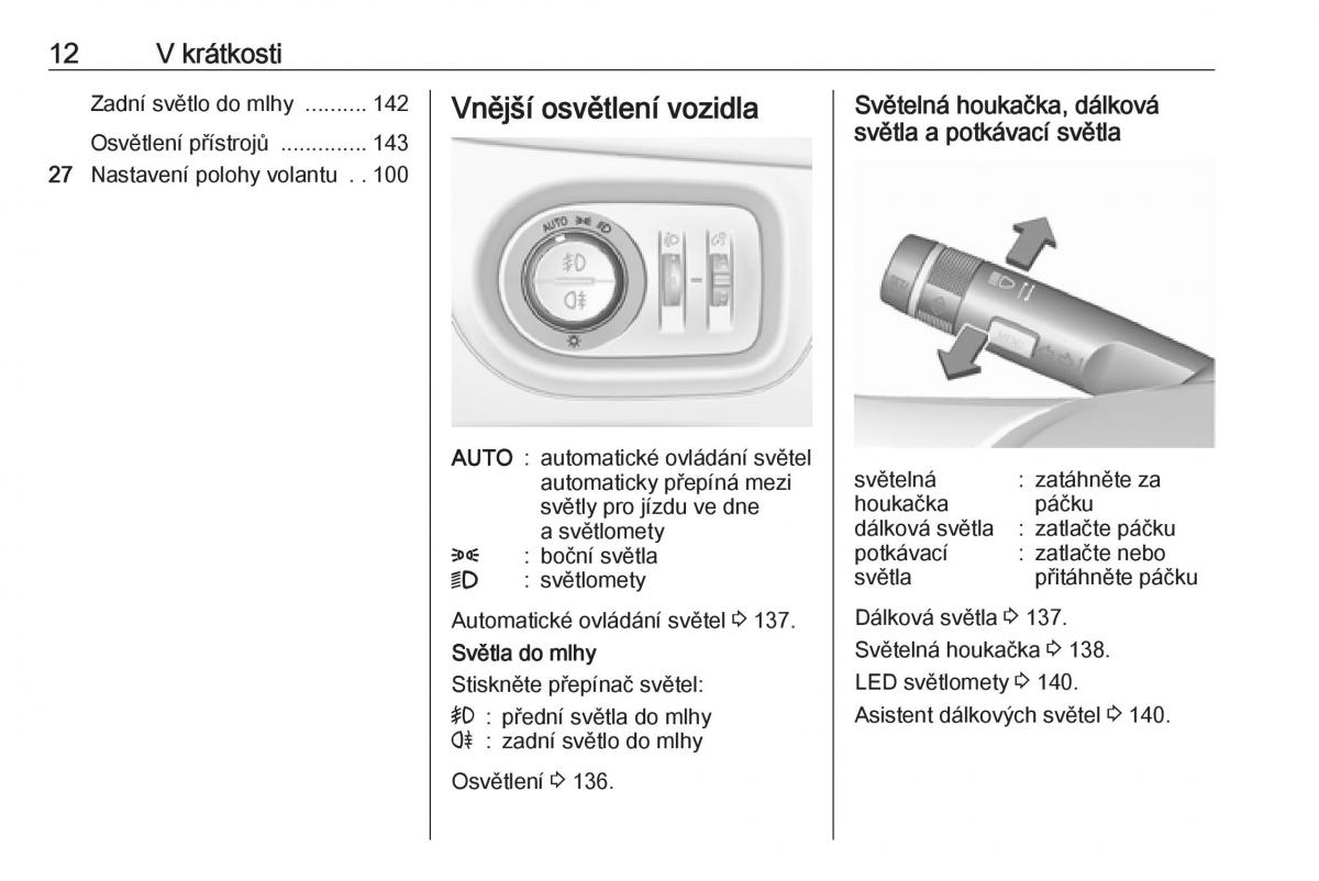 manual  Opel Zafira C FL navod k obsludze / page 14