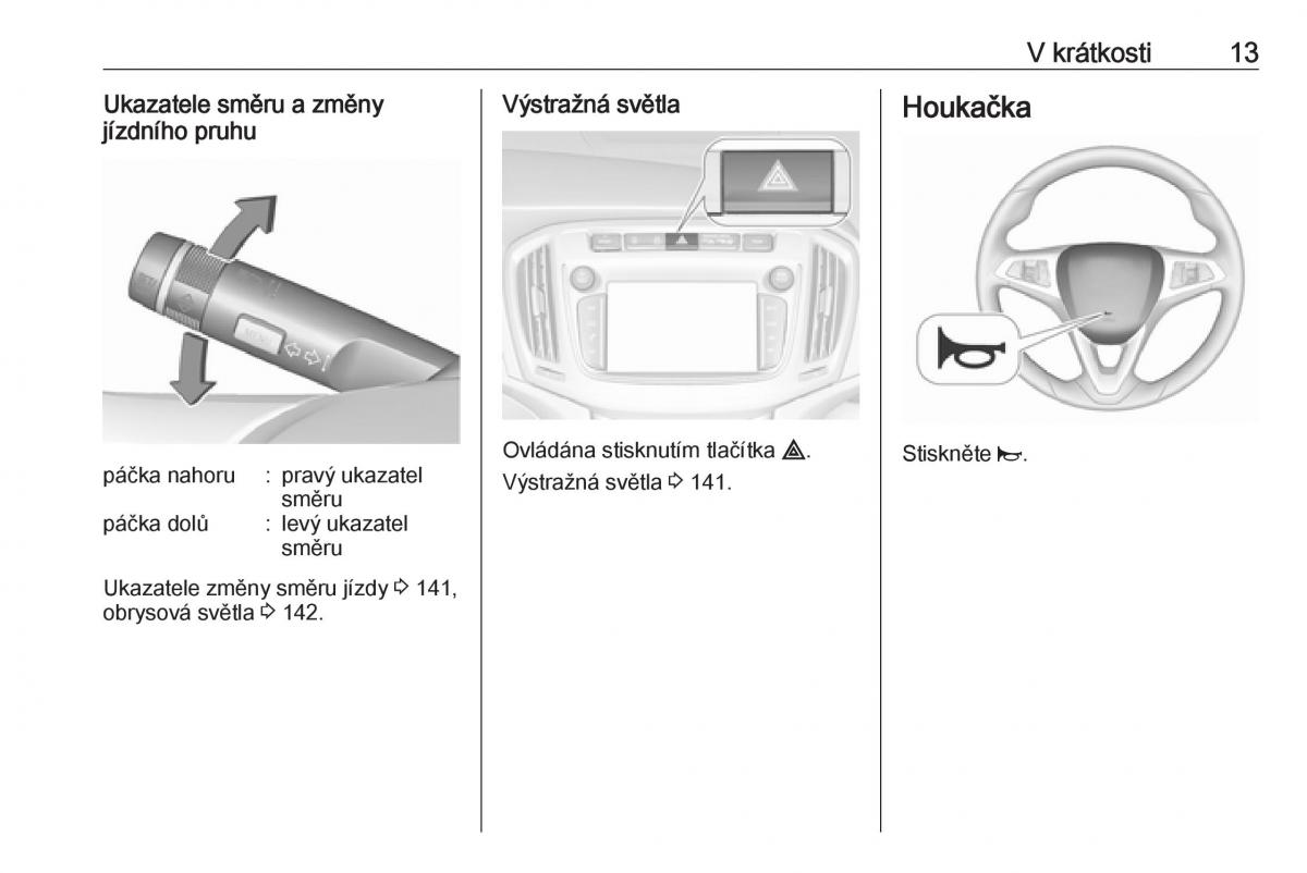 manual  Opel Zafira C FL navod k obsludze / page 15