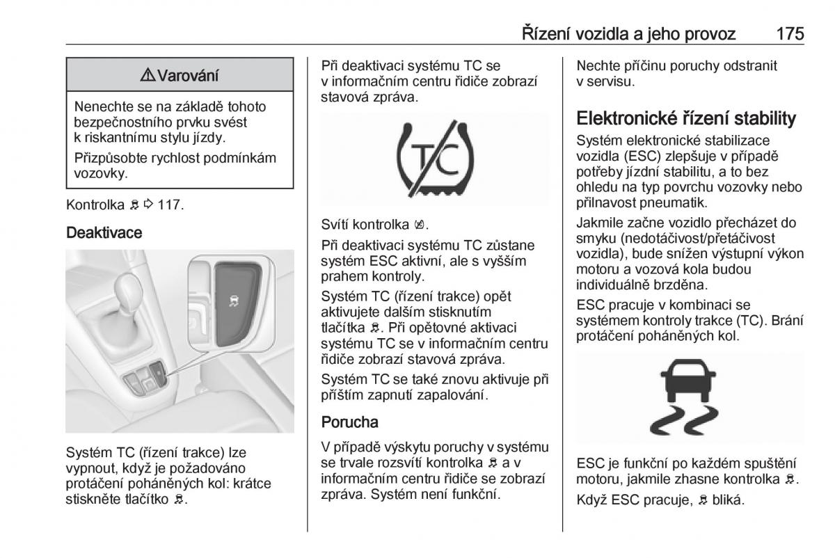 Opel Zafira C FL navod k obsludze / page 177