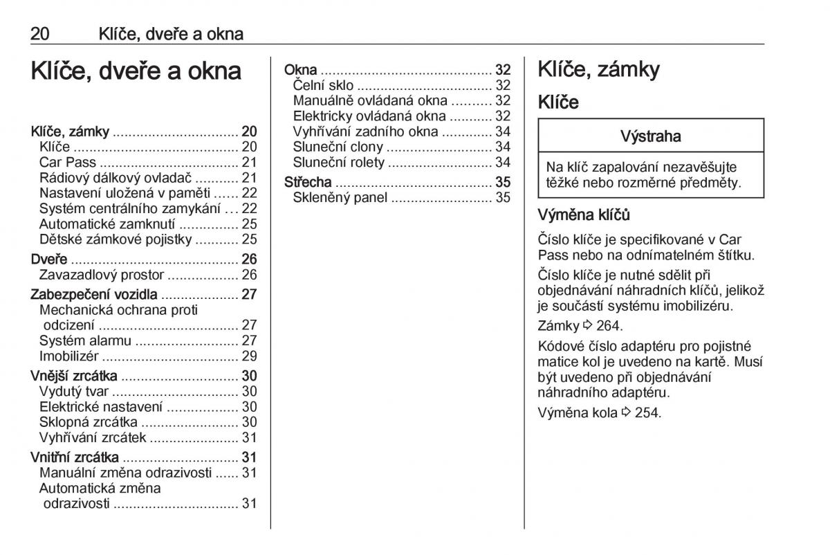 manual  Opel Zafira C FL navod k obsludze / page 22