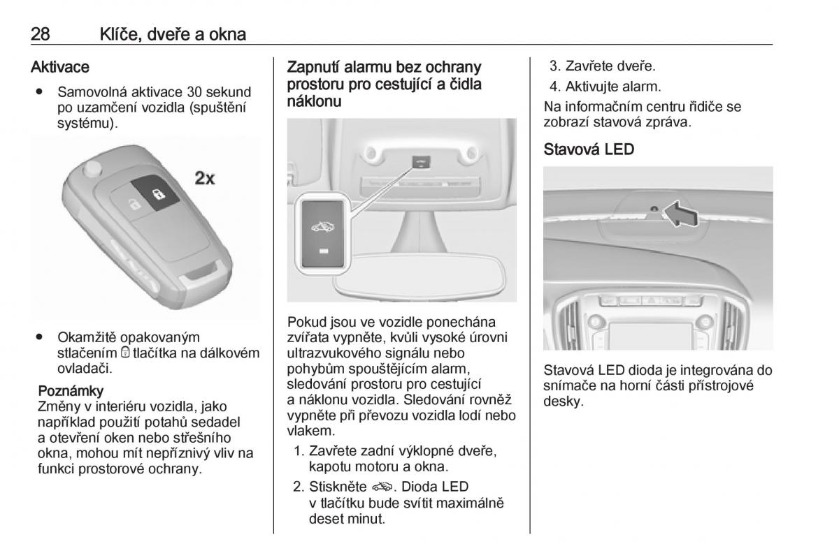 Opel Zafira C FL navod k obsludze / page 30