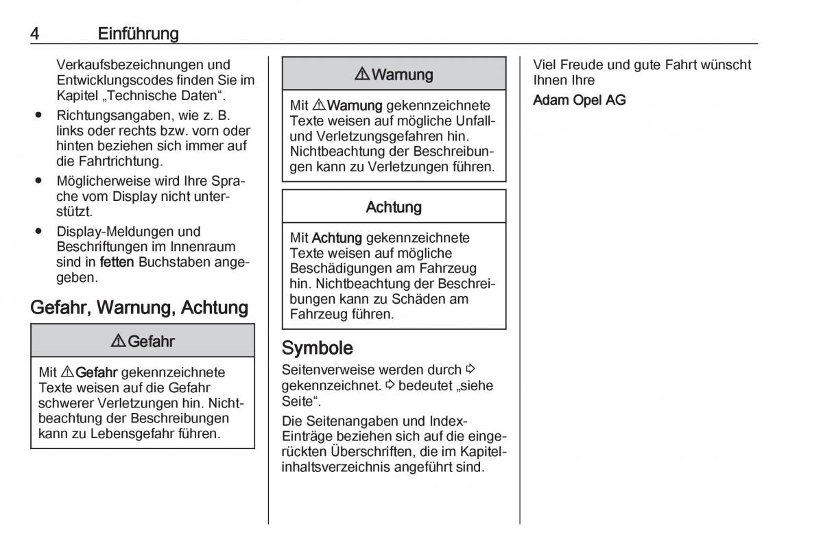 manual  Opel Zafira C FL Handbuch / page 6