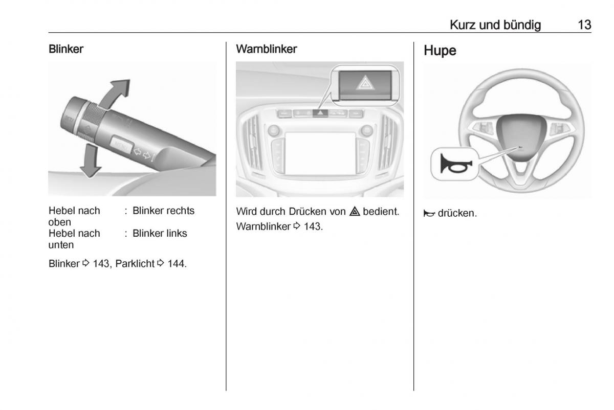 manual  Opel Zafira C FL Handbuch / page 15