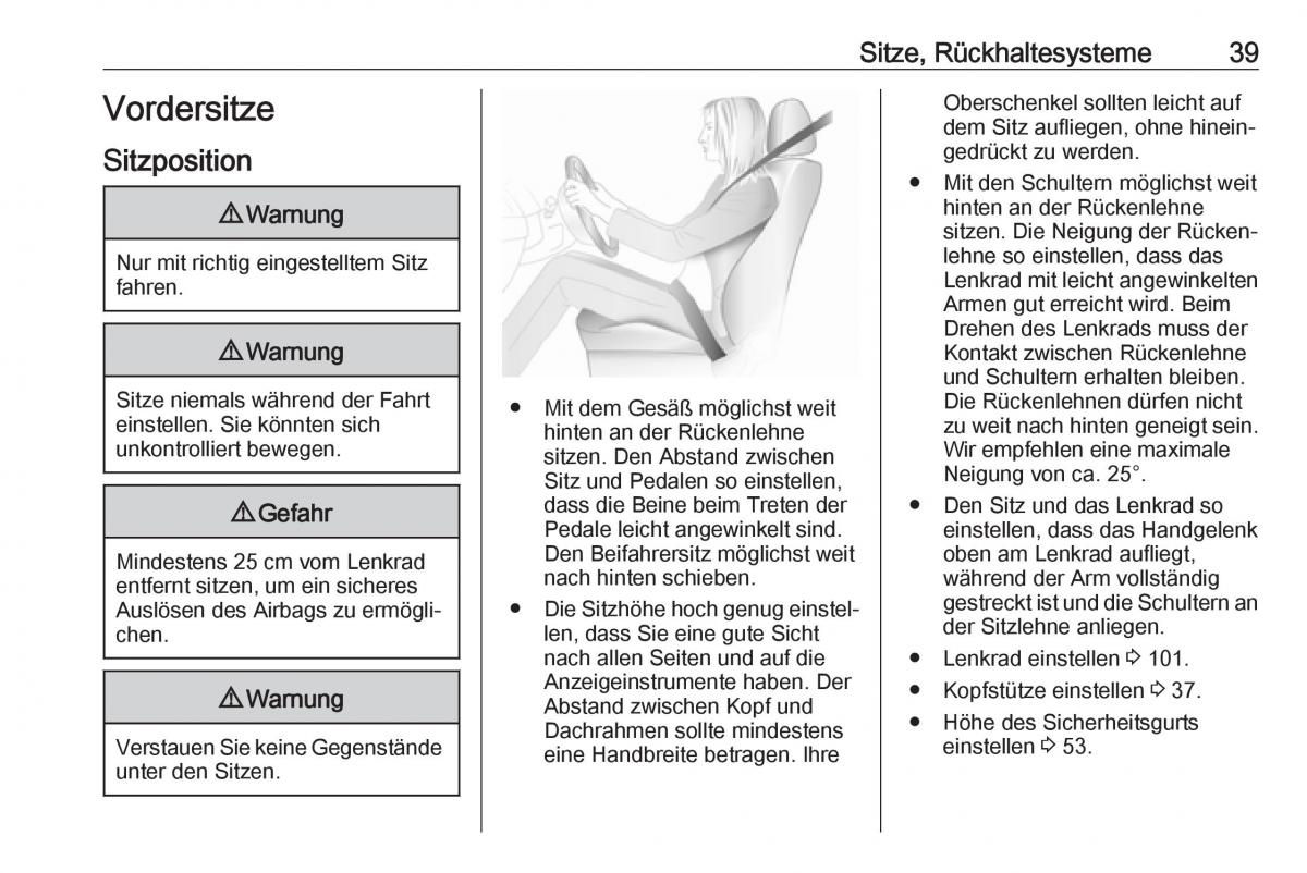 Opel Zafira C FL Handbuch / page 41