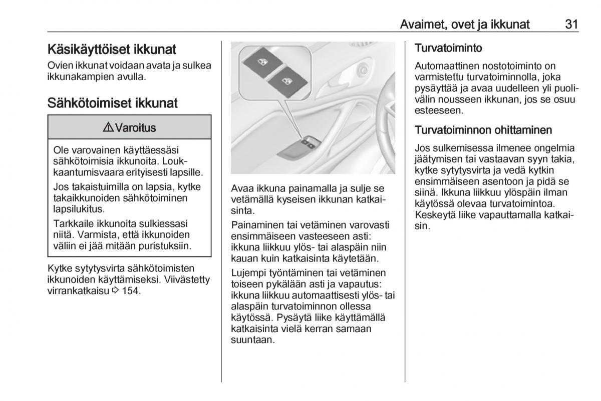 Opel Zafira C FL omistajan kasikirja / page 33