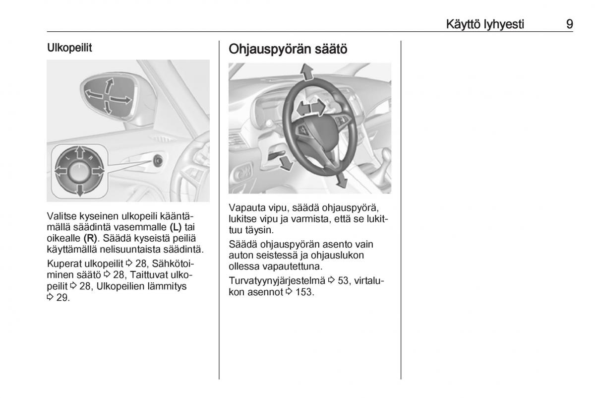 Opel Zafira C FL omistajan kasikirja / page 11