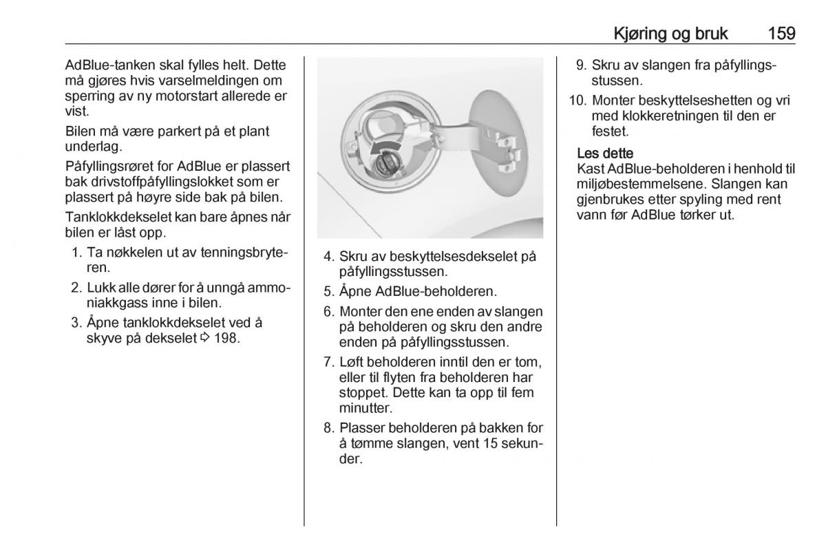 Opel Zafira C FL bruksanvisningen / page 161