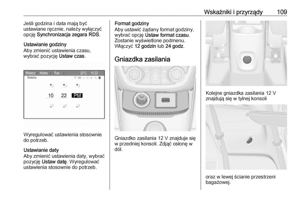 Opel Zafira C FL instrukcja obslugi / page 111