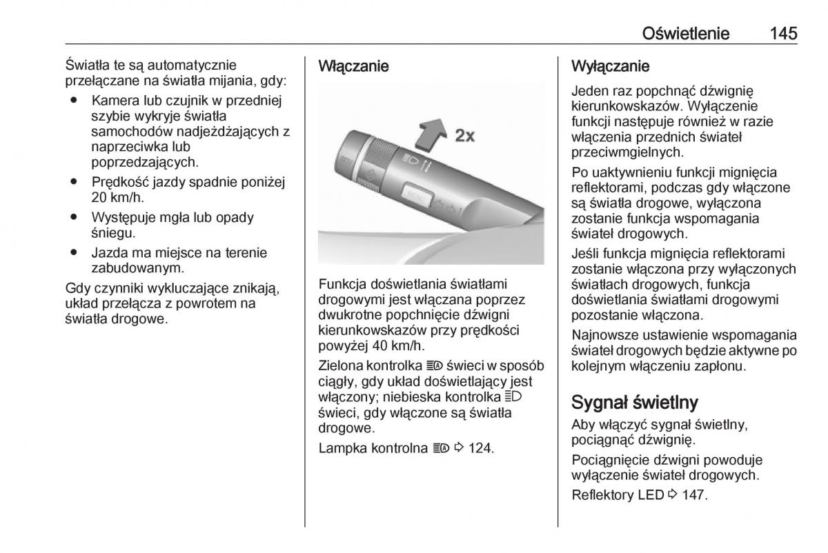 Opel Zafira C FL instrukcja obslugi / page 147