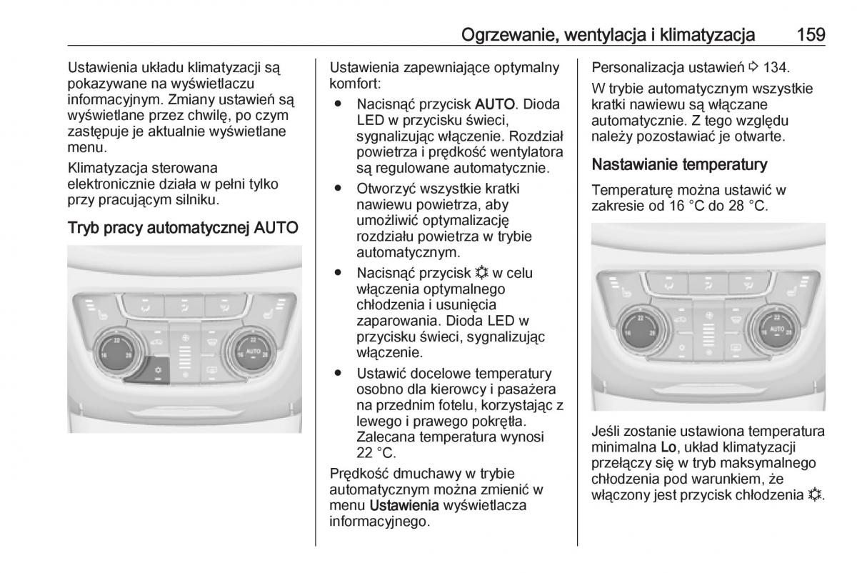 Opel Zafira C FL instrukcja obslugi / page 161