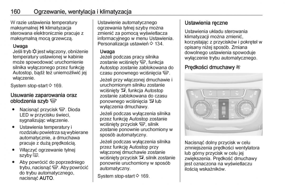 Opel Zafira C FL instrukcja obslugi / page 162
