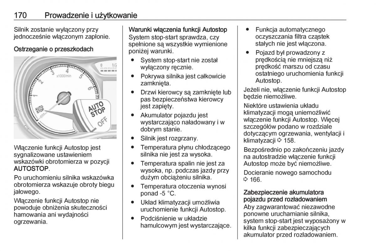 Opel Zafira C FL instrukcja obslugi / page 172