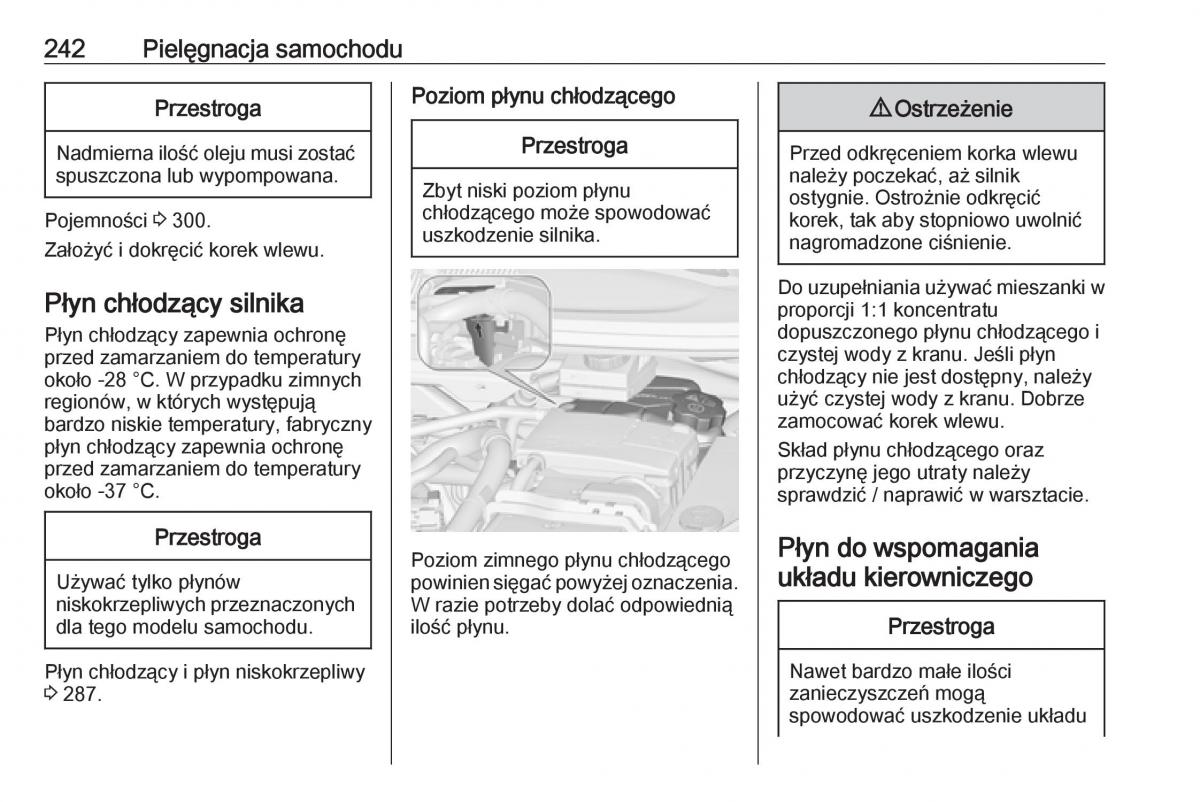 Opel Zafira C FL instrukcja obslugi / page 244