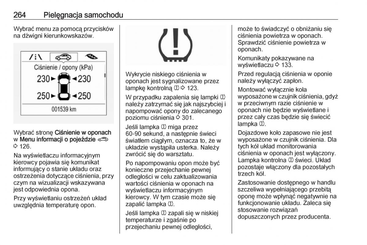 Opel Zafira C FL instrukcja obslugi / page 266