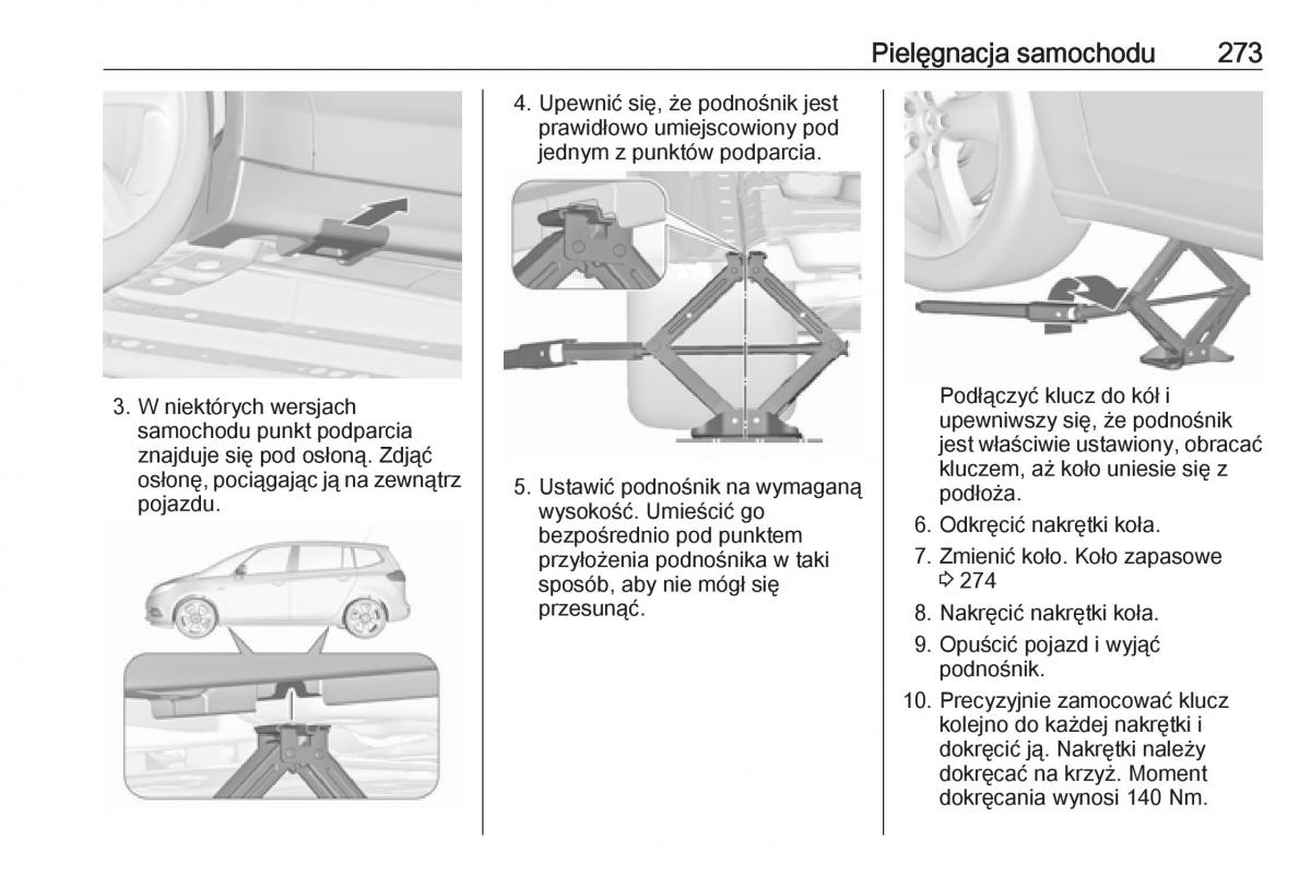 Opel Zafira C FL instrukcja obslugi / page 275