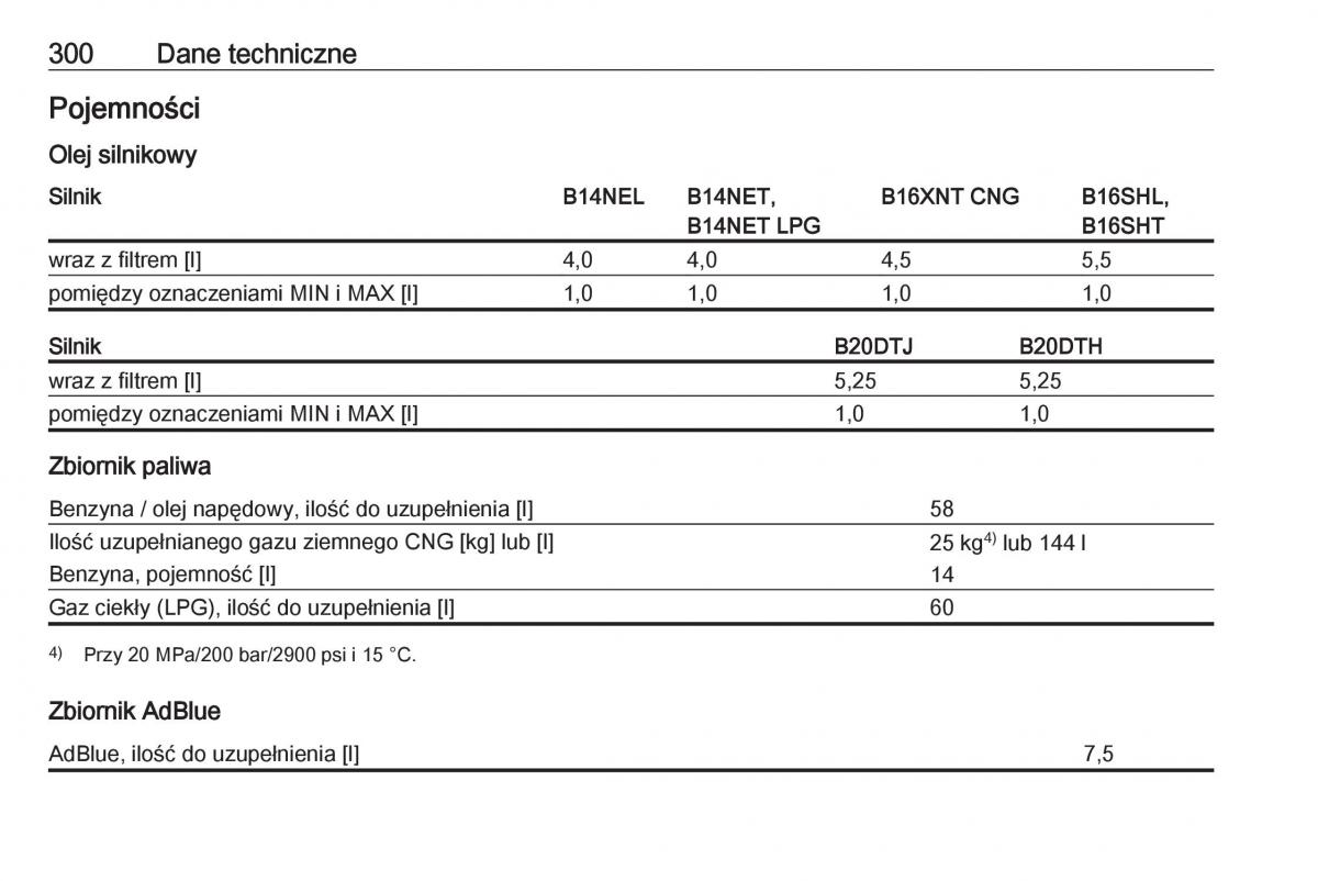 Opel Zafira C FL instrukcja obslugi / page 302