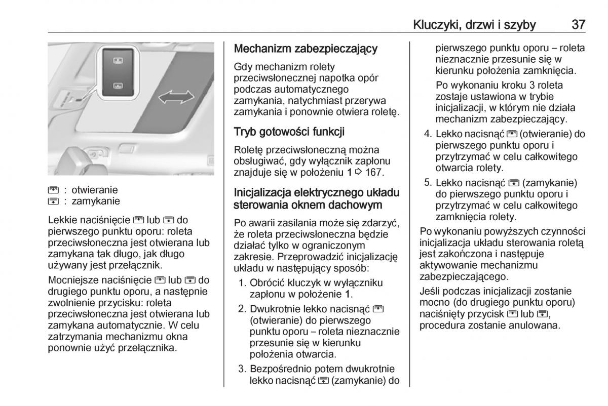 Opel Zafira C FL instrukcja obslugi / page 39