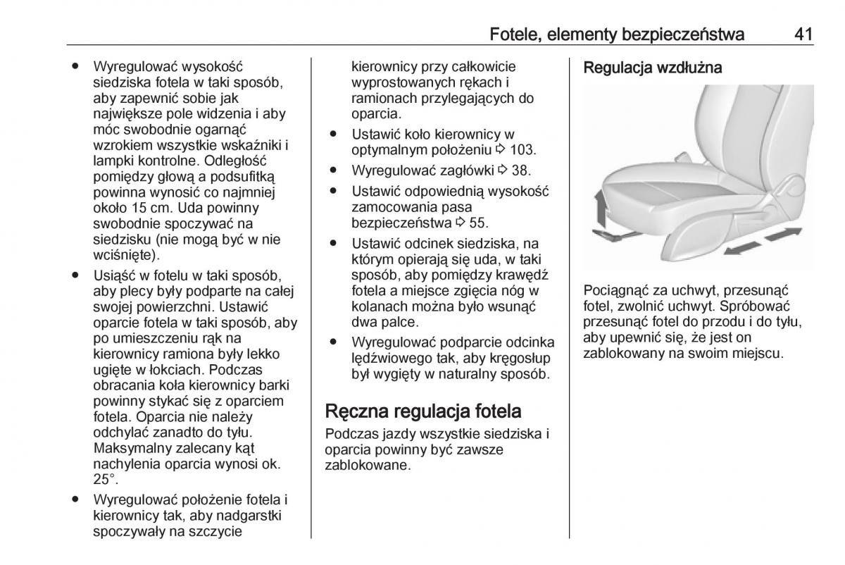 Opel Zafira C FL instrukcja obslugi / page 43