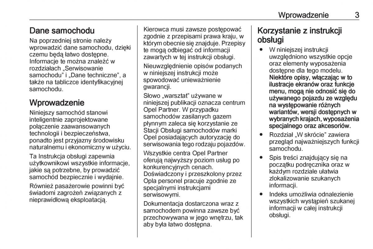 manual  Opel Zafira C FL instrukcja / page 5