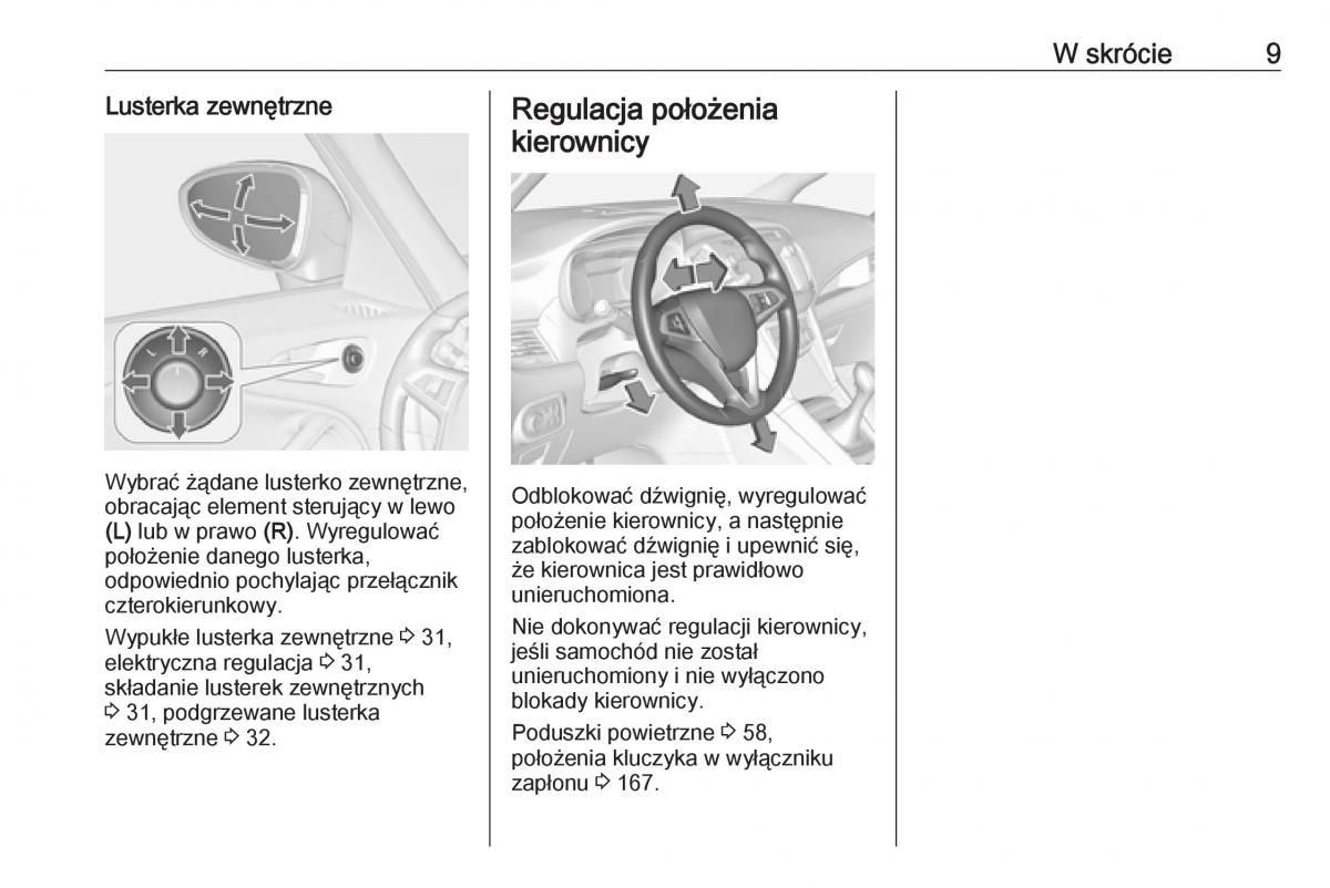 Opel Zafira C FL instrukcja obslugi / page 11