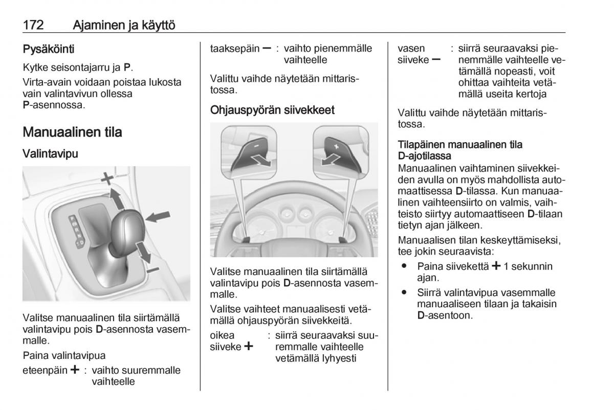 Opel Insignia A omistajan kasikirja / page 174