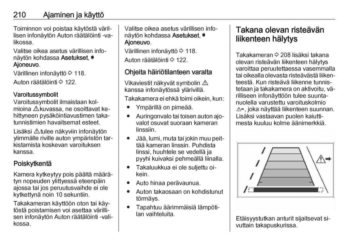 Opel Insignia A omistajan kasikirja / page 212
