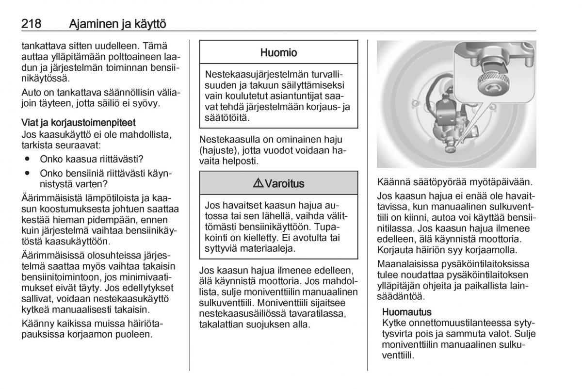 Opel Insignia A omistajan kasikirja / page 220