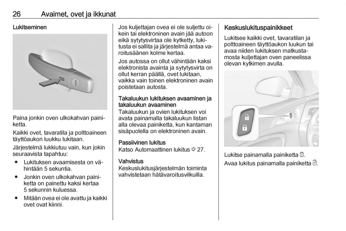 Opel Insignia A omistajan kasikirja / page 28