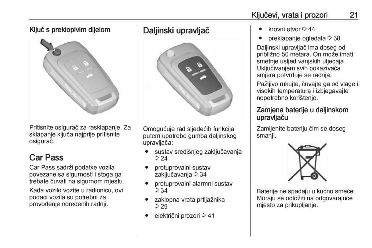 Opel Insignia A vlasnicko uputstvo / page 23