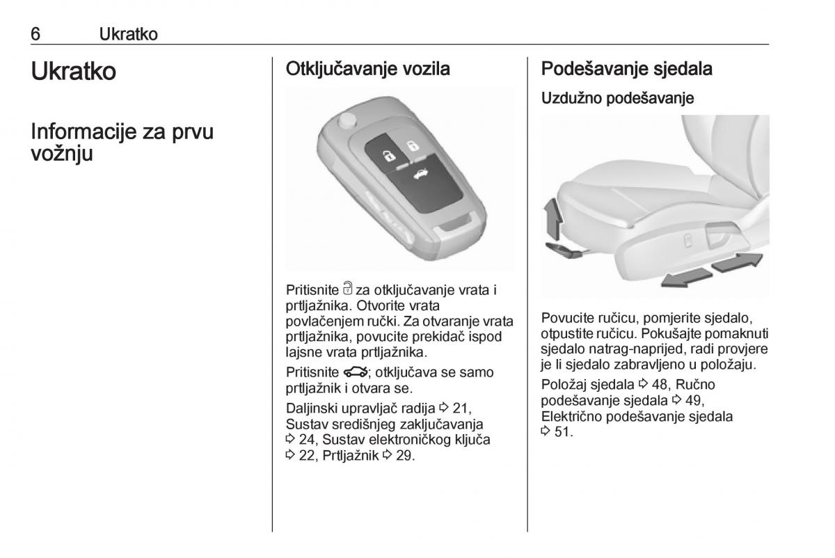 Opel Insignia A vlasnicko uputstvo / page 8