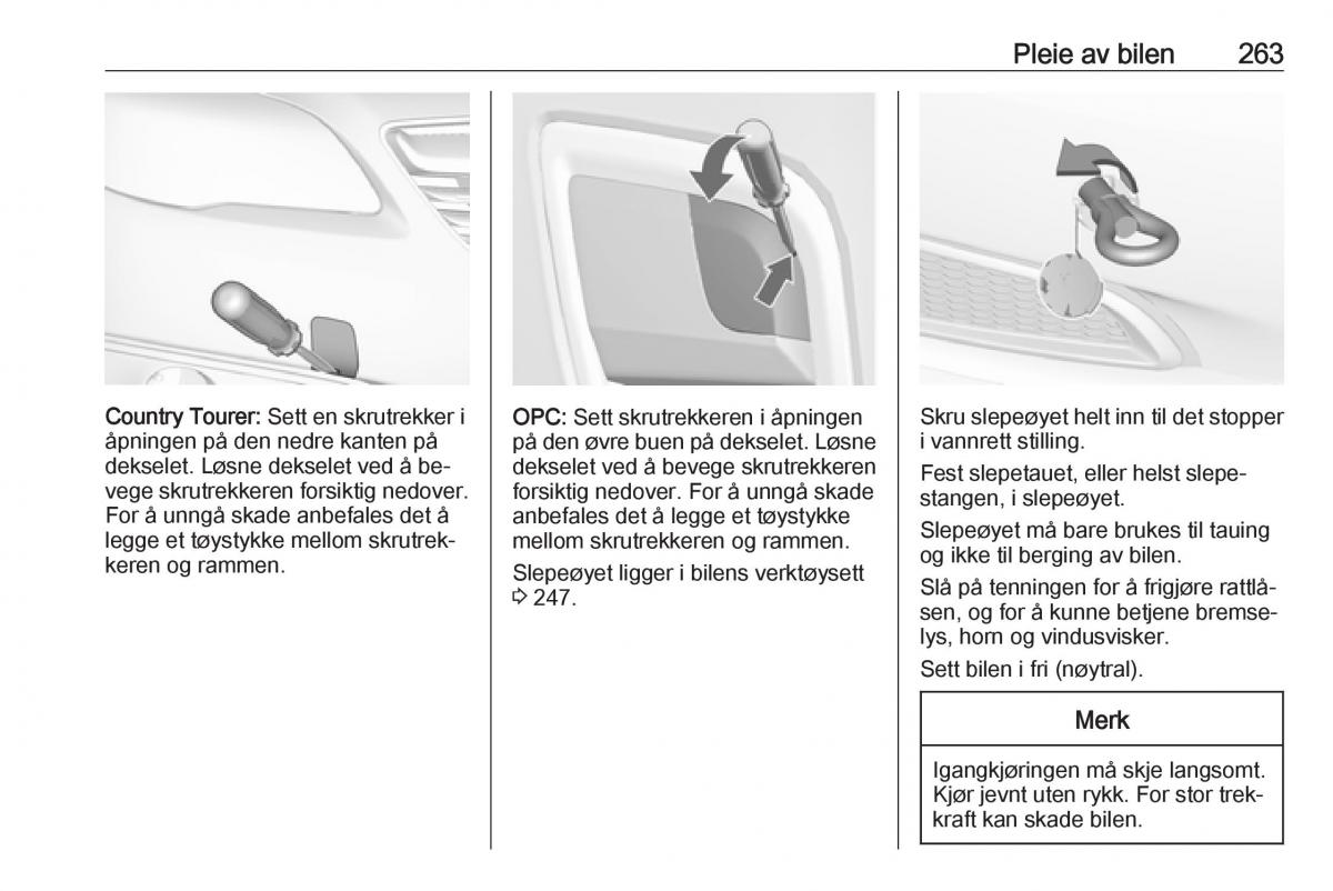 manual  opel insignia a bruksanvisningen / page 265