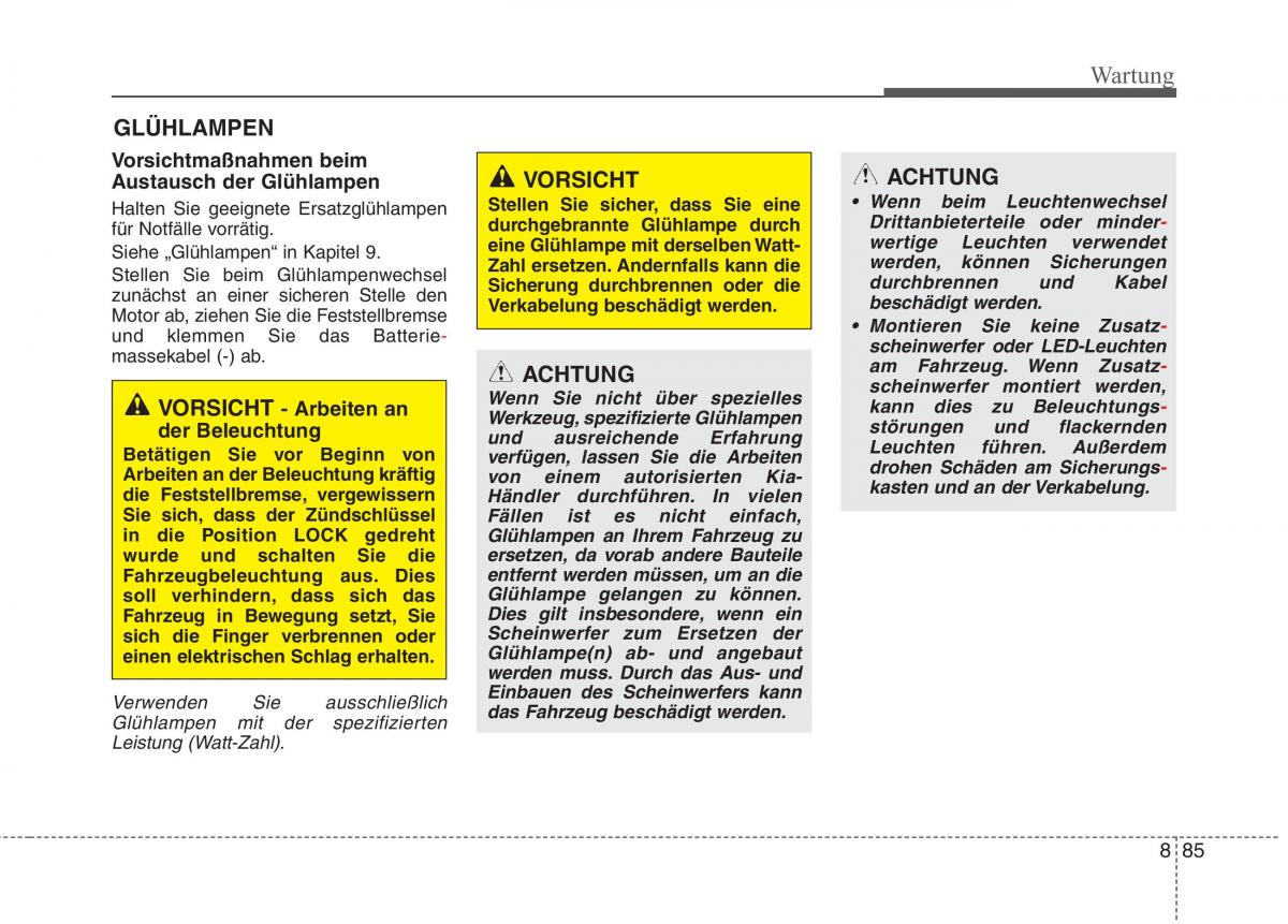 KIA Niro Handbuch / page 574