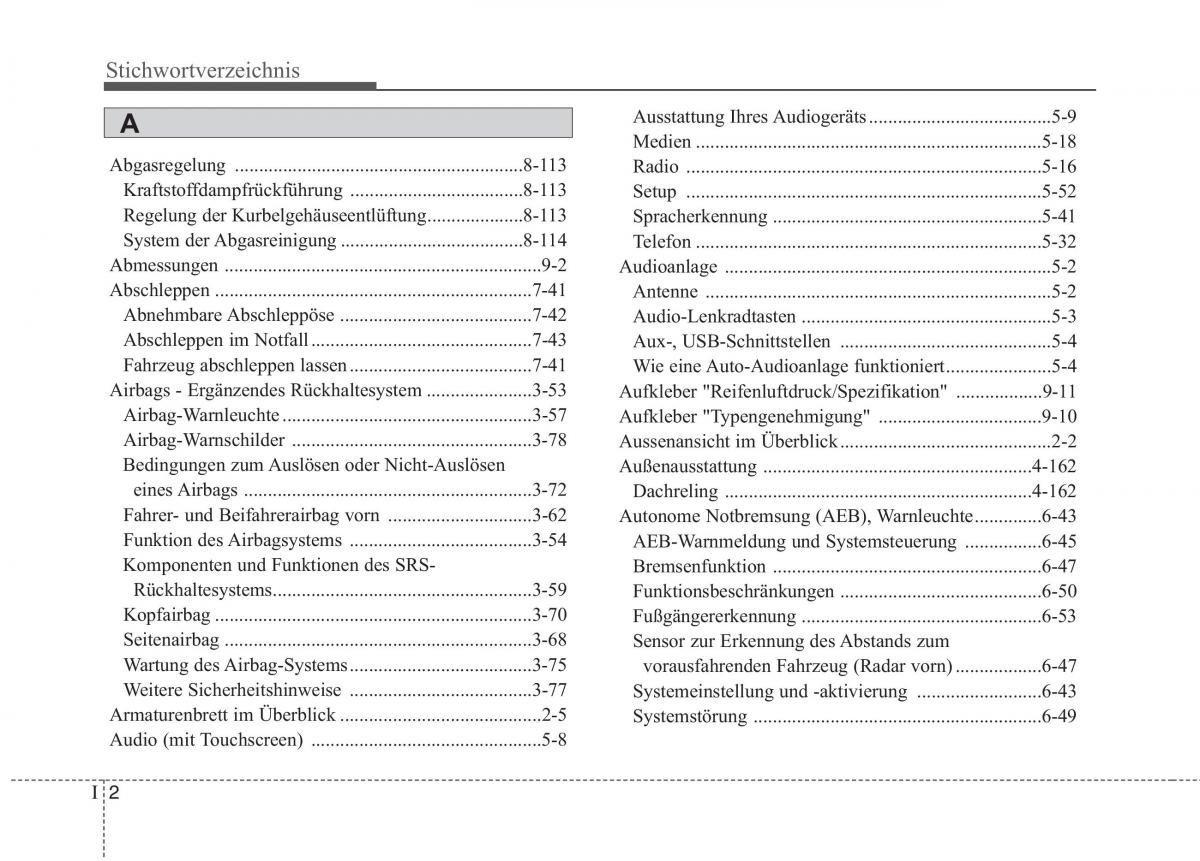 KIA Niro Handbuch / page 619