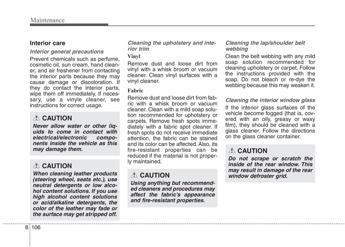 KIA Niro owners manual / page 548