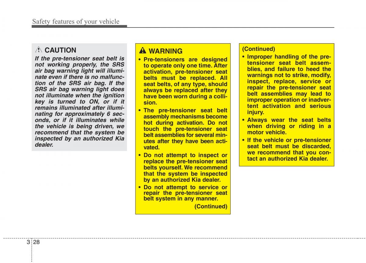 KIA Niro owners manual / page 57