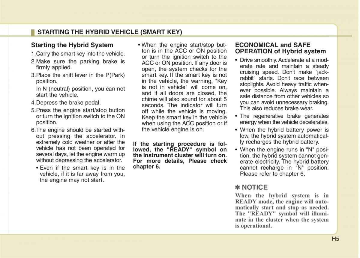 KIA Niro owners manual / page 8