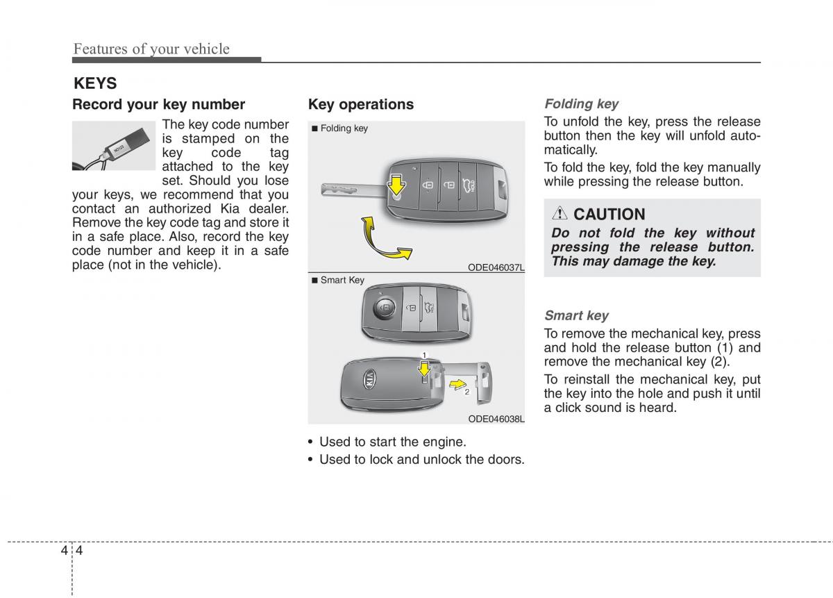 KIA Niro owners manual / page 103