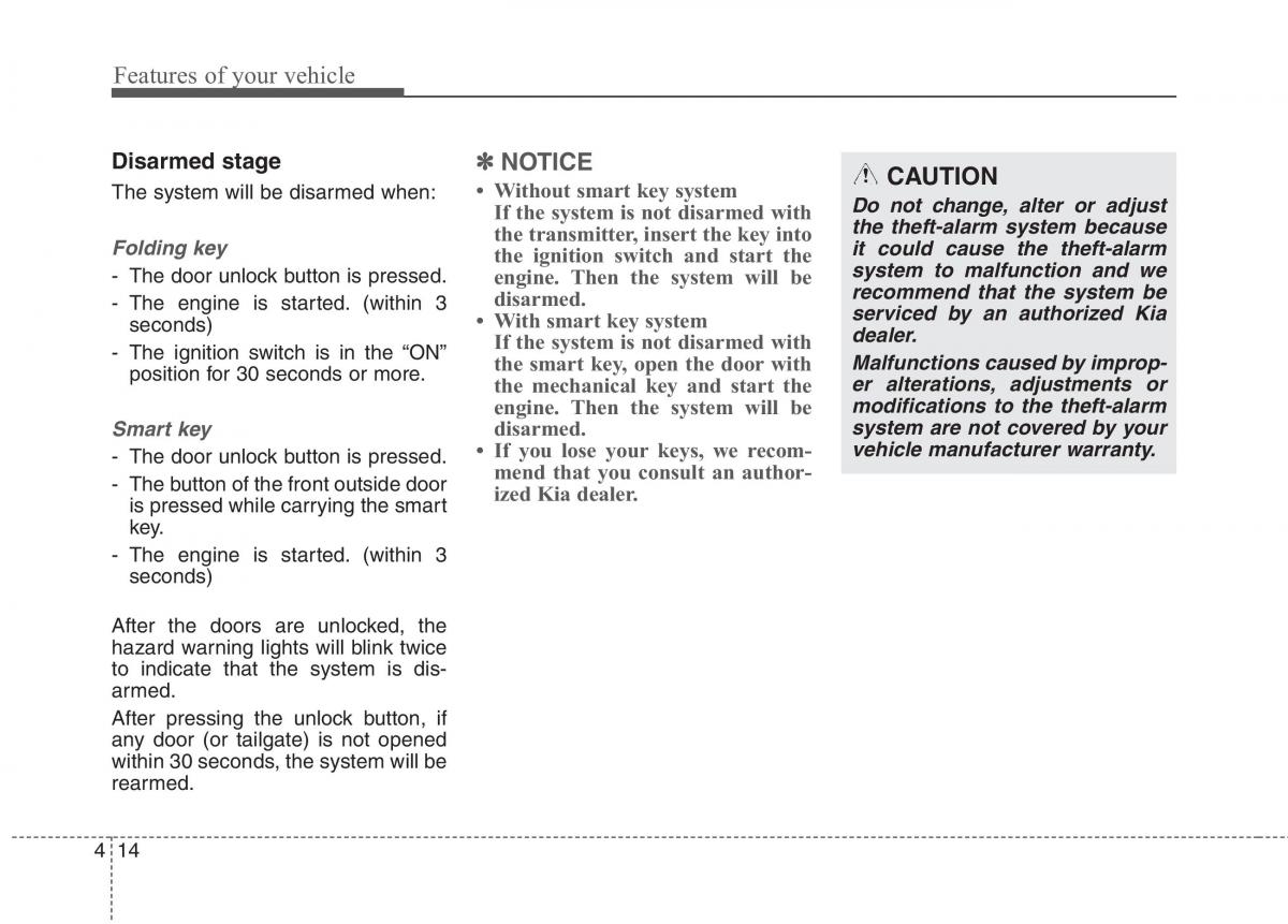 KIA Niro owners manual / page 113