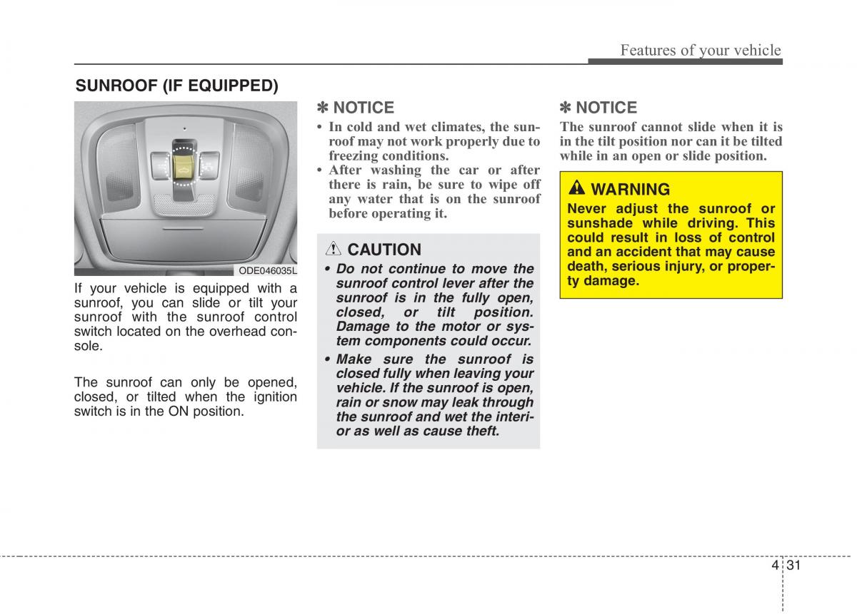 KIA Niro owners manual / page 130