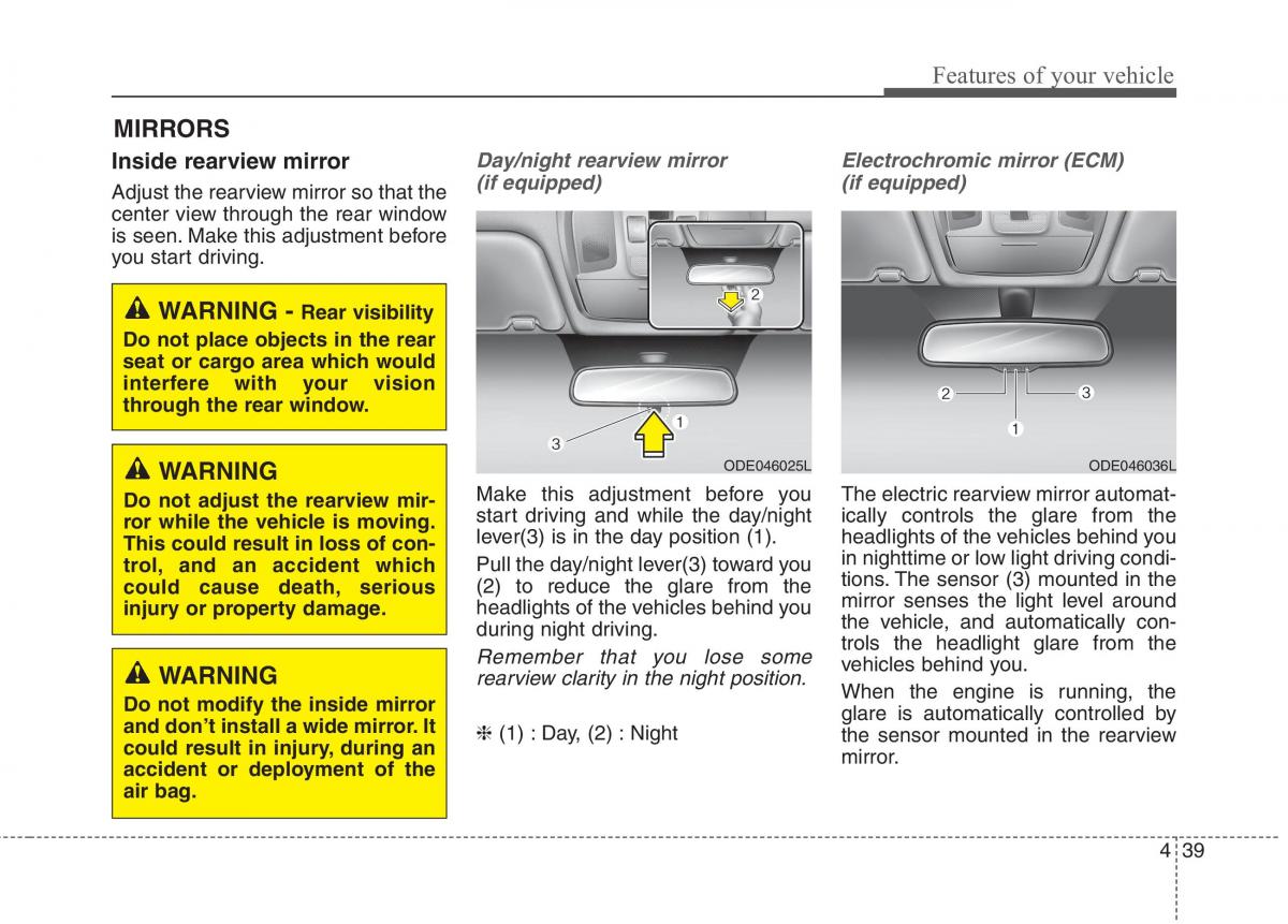 KIA Niro owners manual / page 138