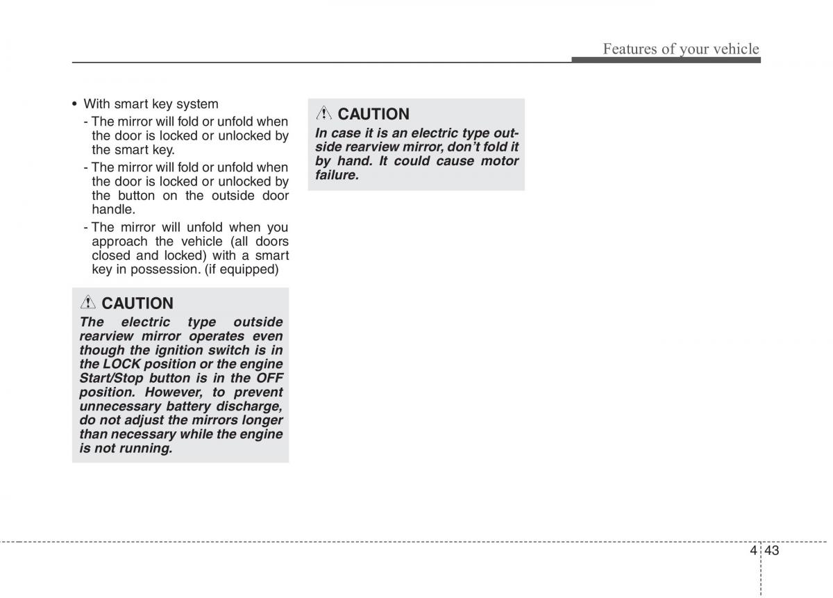 KIA Niro owners manual / page 142