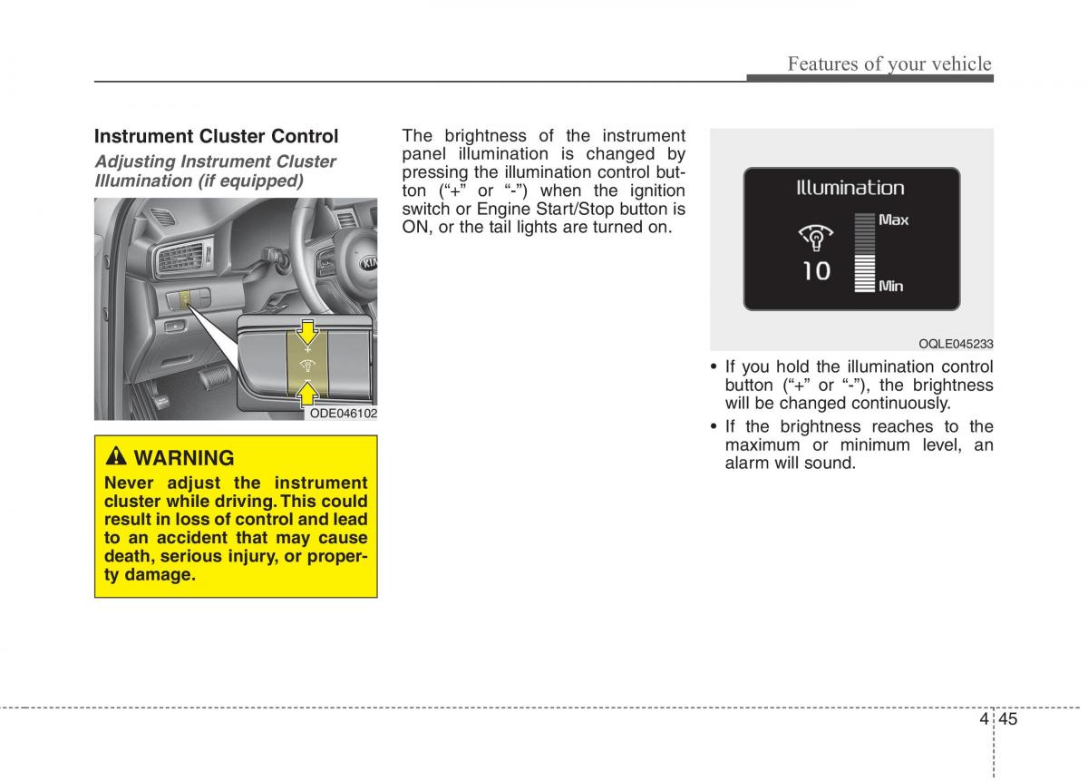 KIA Niro owners manual / page 144